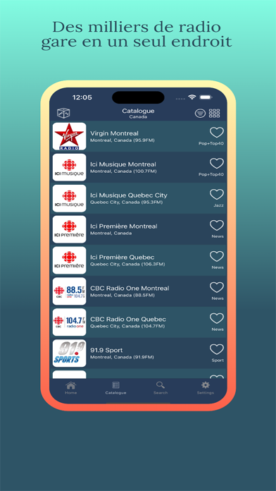Screenshot #3 pour RadioNet Radio Canada