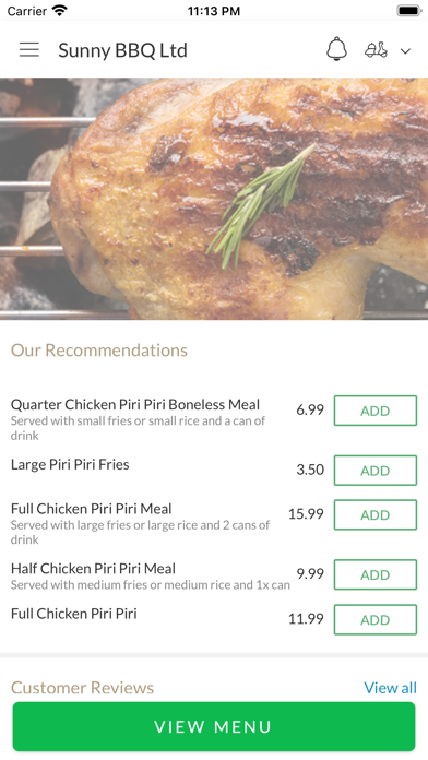 Sunny BBQ Ltd, Screenshot