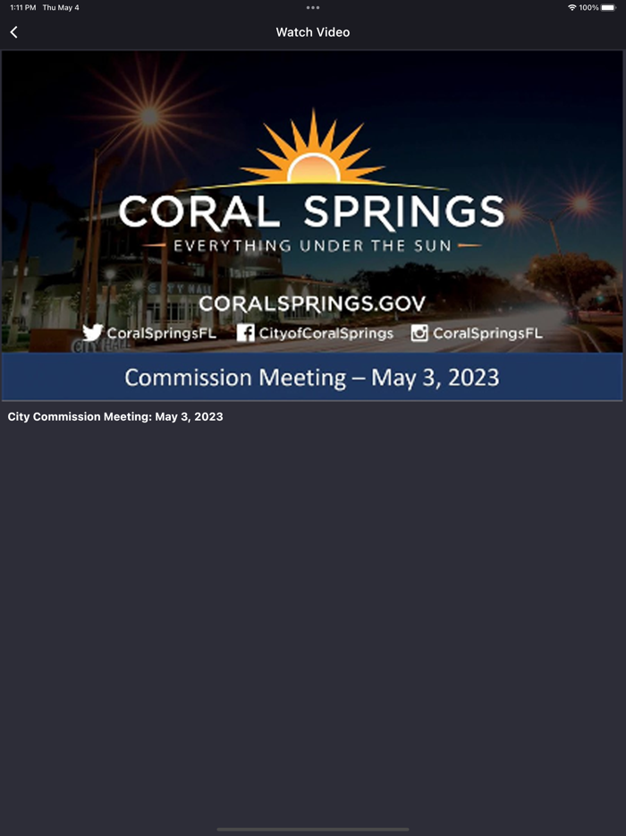 Coral Springs CityTV