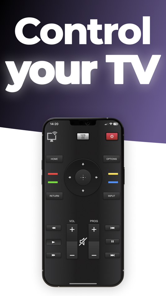 #2. Unimote : smart TV remote (iOS) 게시자: yohan teixeira
