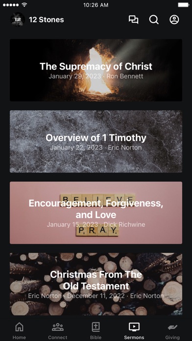 12 Stones Fellowship Screenshot