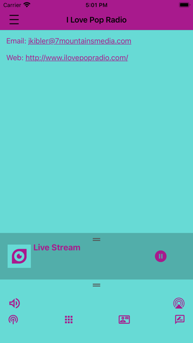 I Love Pop Radio Screenshot