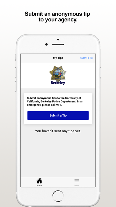 UC Berkeley PD Screenshot