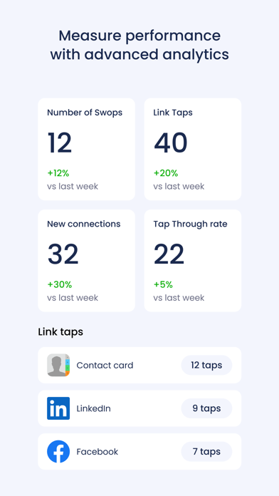 Swopi: Digital Business Card Screenshot