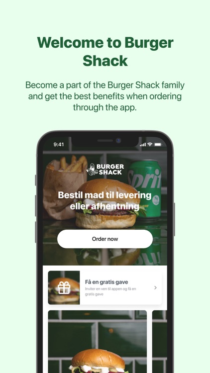 Burger Shack app