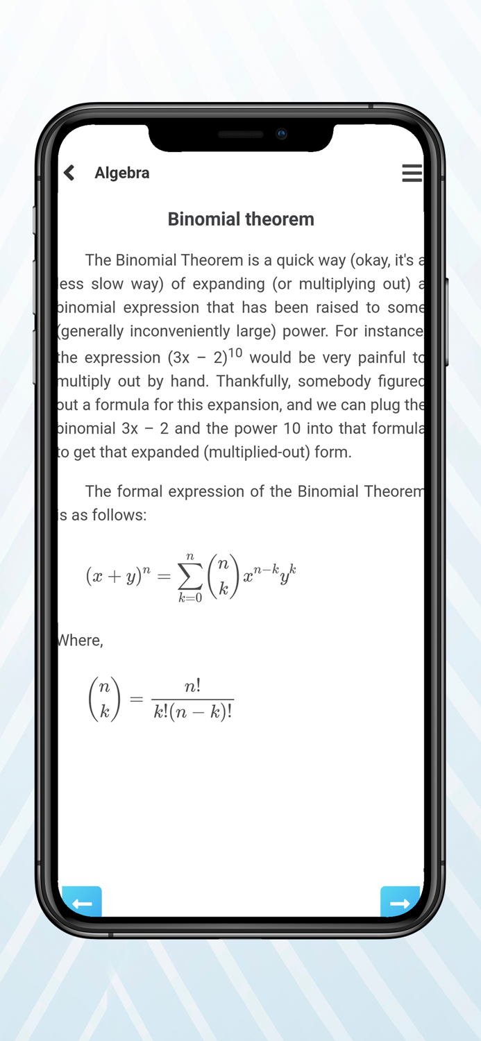 All Maths Formulas app