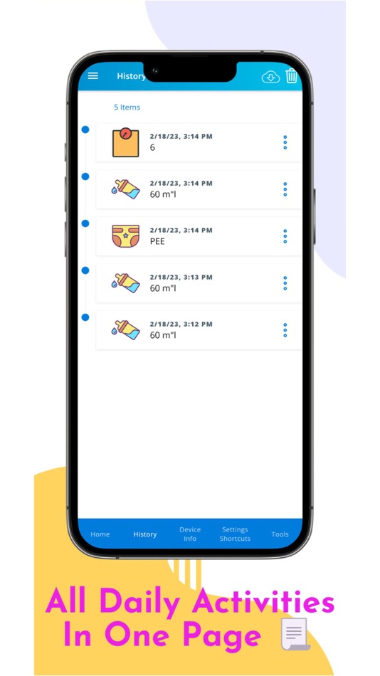 #5. Baby Care Log- Feeding Tracker (iOS) Podle: Yalintech