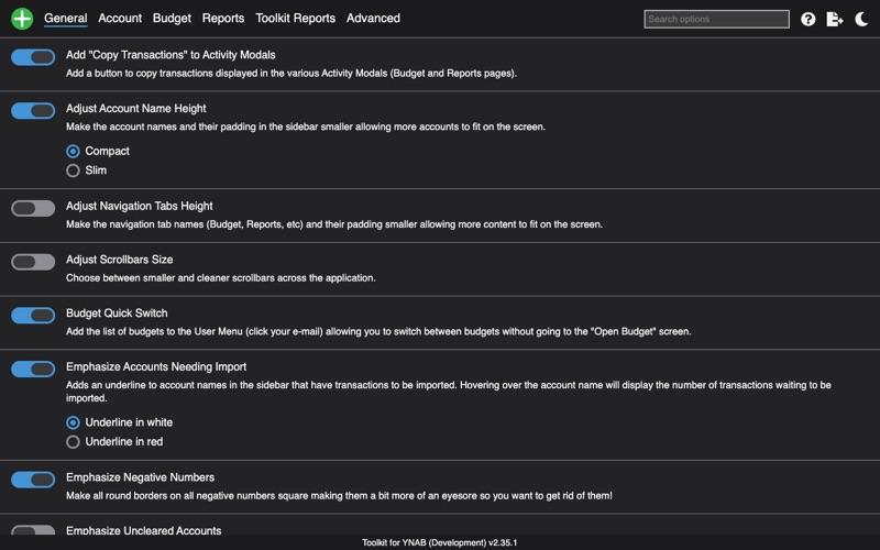 Screenshot #3 pour Toolkit for YNAB