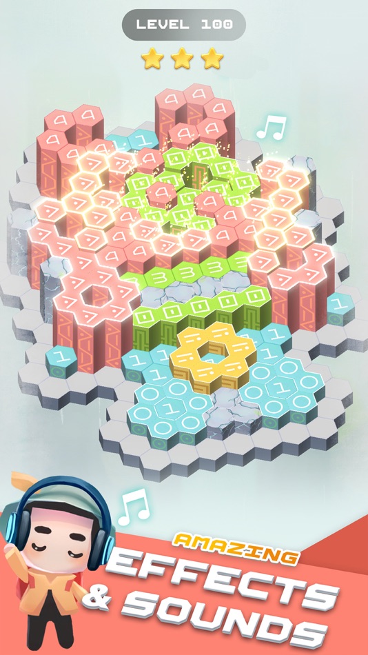#3. Histogram: Hexa Puzzle Story (iOS) 由: SUPERSONIC STUDIOS LTD