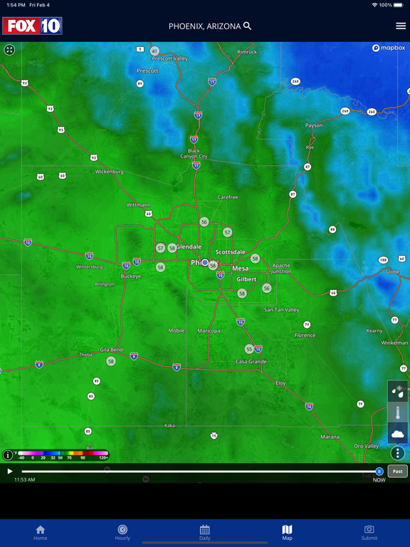 FOX 10 Phoenix: Weather iPad screenshot