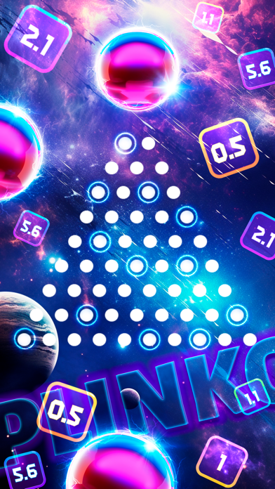 Plinko Game Cosmic Screenshot