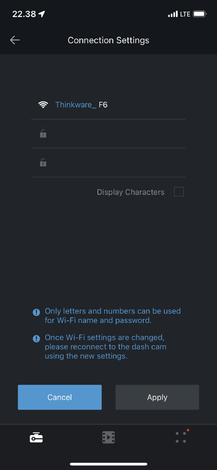 THINKWARE DASH CAM LINK