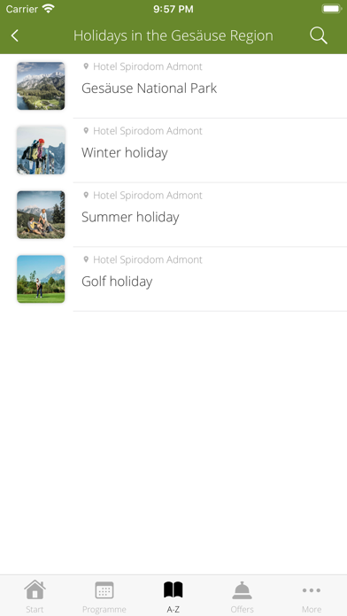 Hotel Spirodom Admont Screenshot