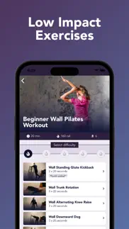 wall pilates - workouts iphone screenshot 2