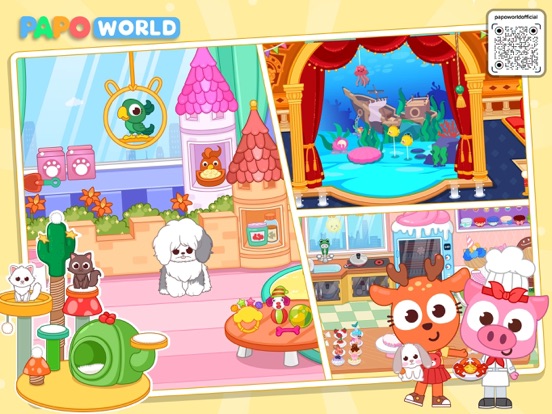 Papo Town: Baby Nursery iPad screenshot 5 - Education app