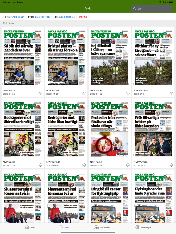 Screenshot #5 pour Nacka Värmdö Posten e-tidning