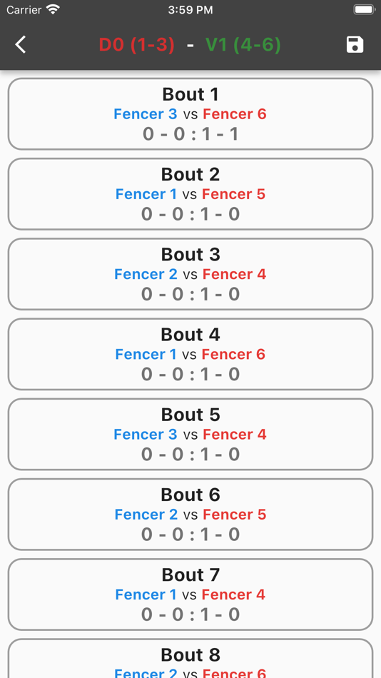 #8. Fencing Scores (iOS) Podle: Jian Yang Lim