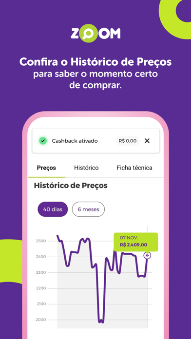 Zoom: Cashback e Menor Preço screenshot 4