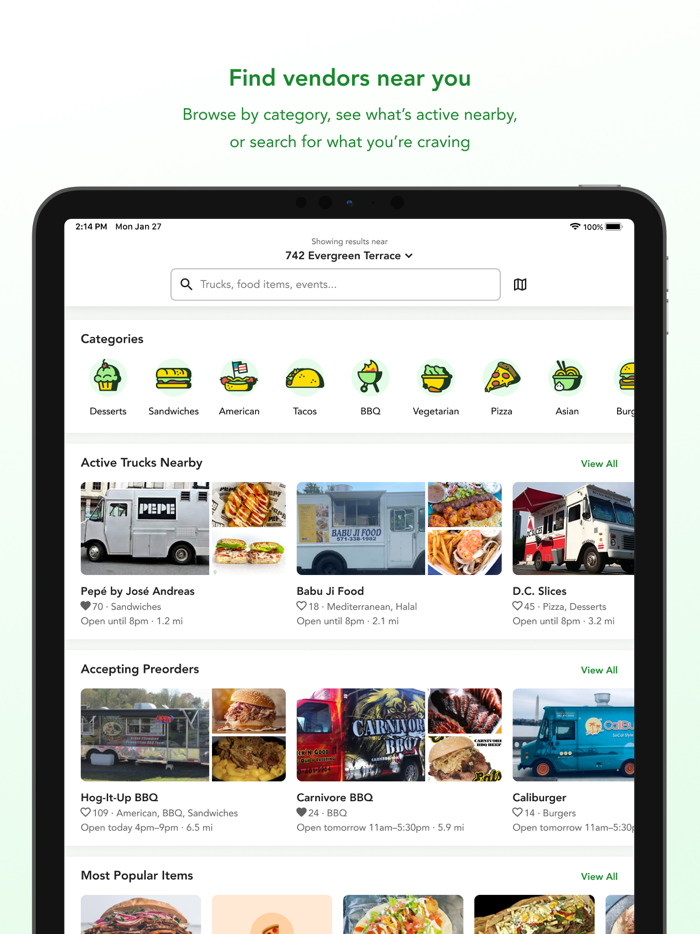 Goodfynd Find food trucks