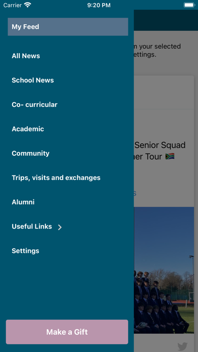 Whitgift Hub Screenshot