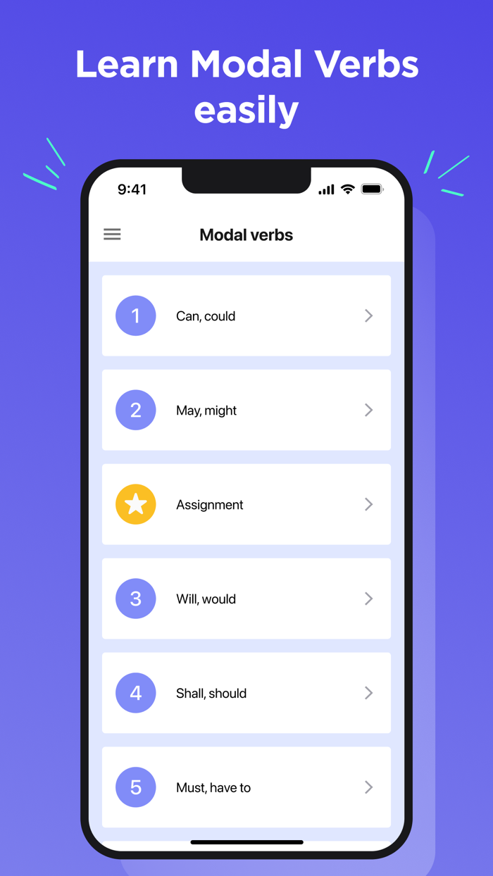 English Verbs Grammar test