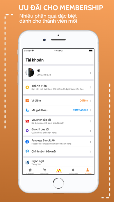 Bao bì LAH Screenshot