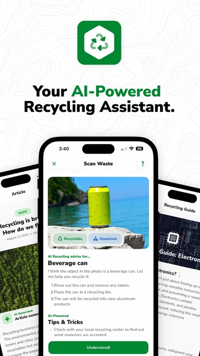 KnowWaste: Recycling with AI Screenshot