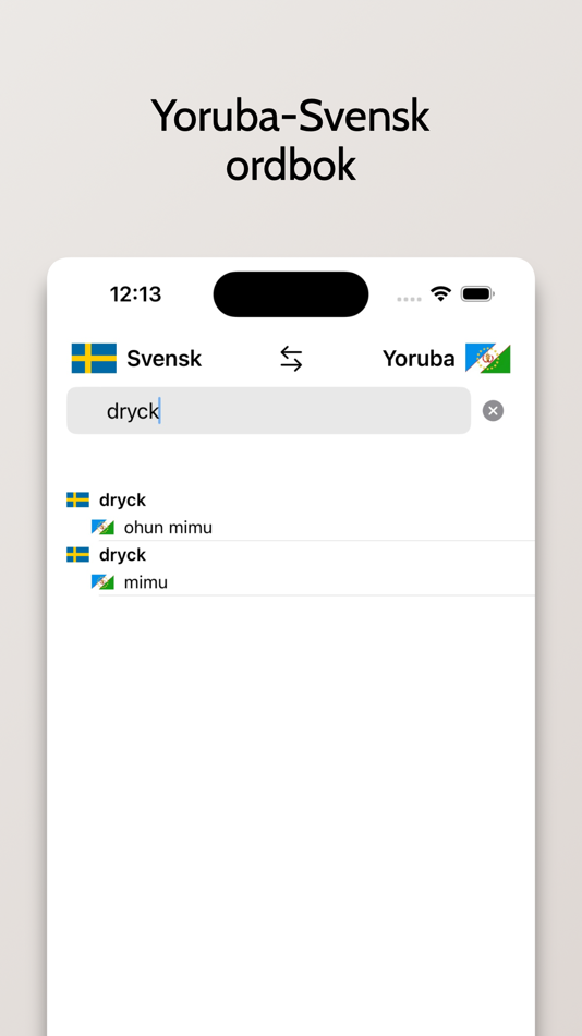 #3. Yoruba-Svensk ordbok (iOS) 来自: FB PUBLISHING LLC