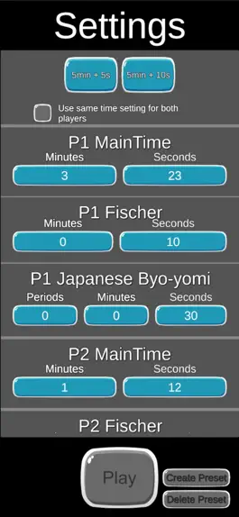 Game screenshot Go/Chess Clock with sounds mod apk