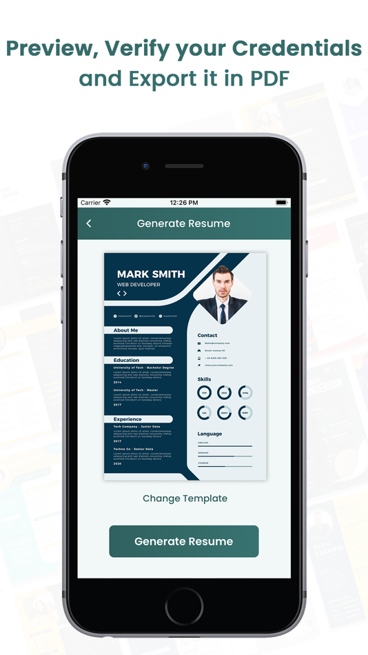 #6. Resume Builder & CV Maker + (iOS) 由: TRUE DIALER - CALLER ID & SPAM PROTECTION