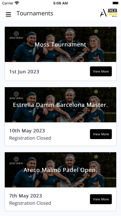 Acenta Padel Tour Screenshot