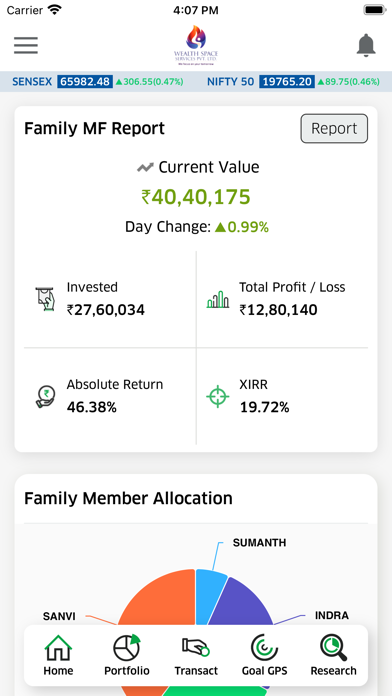 MyWealthSpace Screenshot