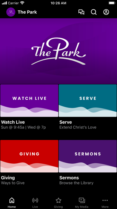 The Park Church App Screenshot