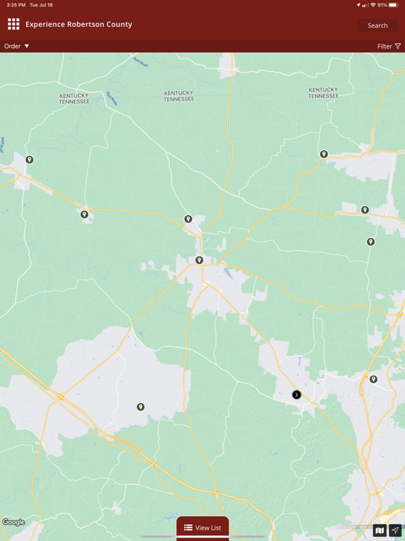Experience Robertson County iPad screenshot 5 - Travel app