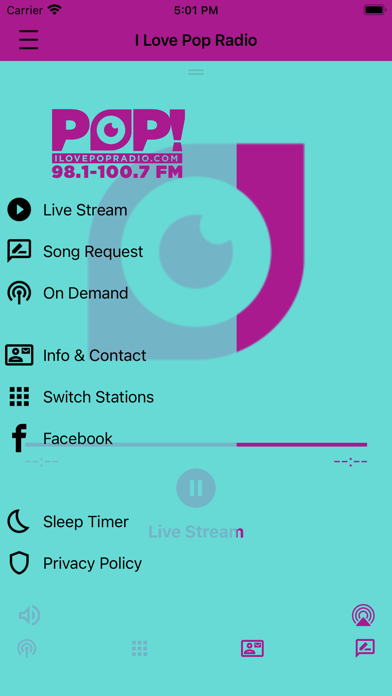I Love Pop Radio Screenshot