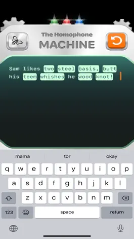 Game screenshot Homophone Machine apk