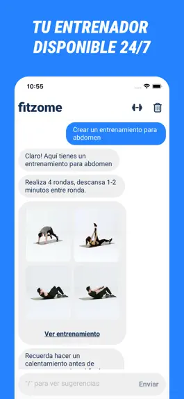 Game screenshot Fitzome IA - Ejercicio en casa mod apk