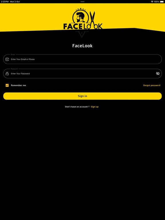 App screenshot
