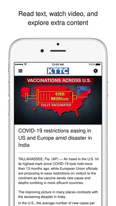 KTTC News Screenshot