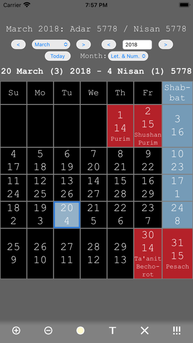 Jewish Calendar and Holidays Lのおすすめ画像2