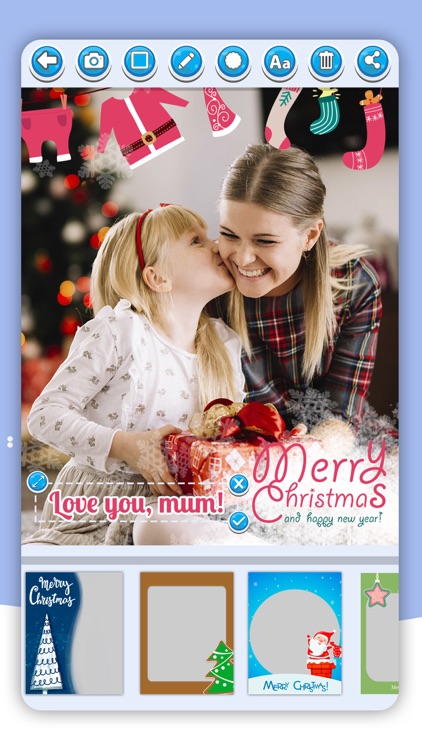 Merry christmas - photo frames