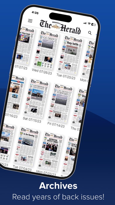 The Brownsville Herald News Screenshot