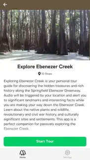 ebenezer creek tour iphone screenshot 2