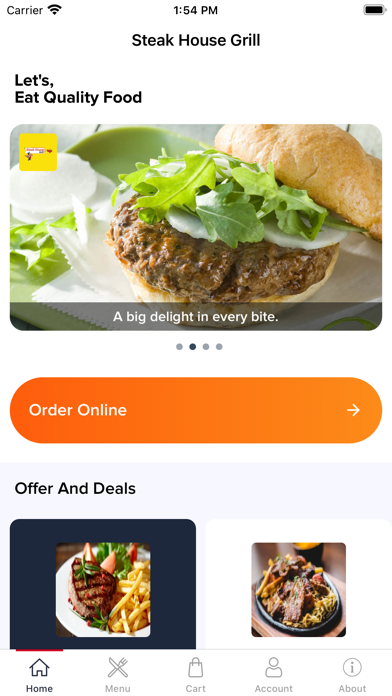 Steak House Grill Screenshot