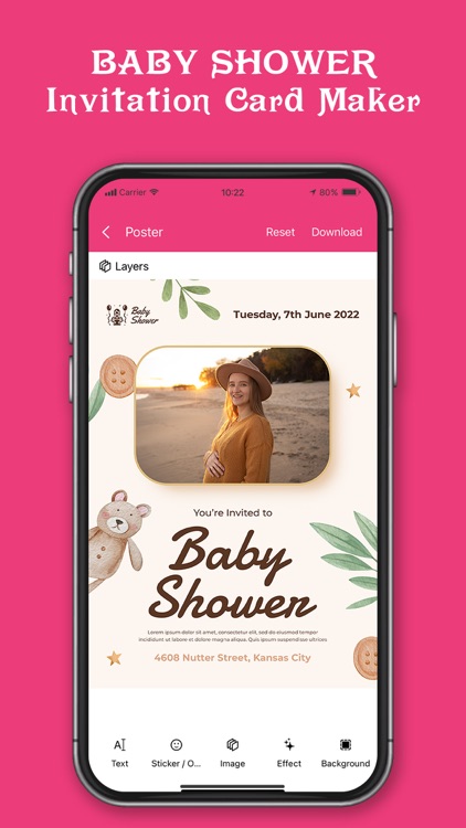 Invitation Card Maker Design screenshot-4