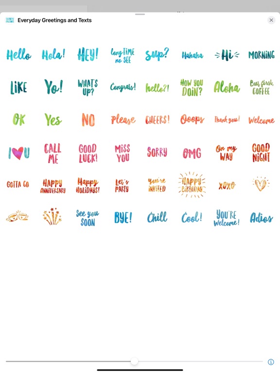 Screenshot #5 pour Everyday Greetings and Texts