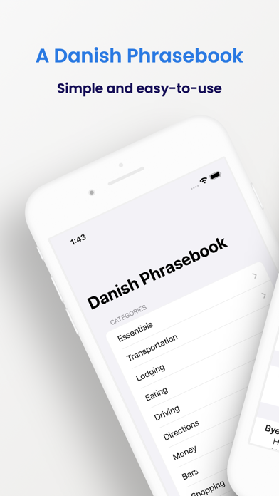 Danish Phrasebook Screenshot