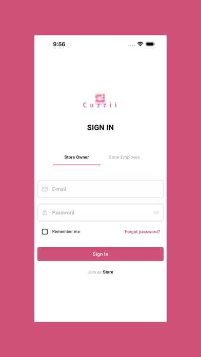 Cuzzii Store App Screenshot