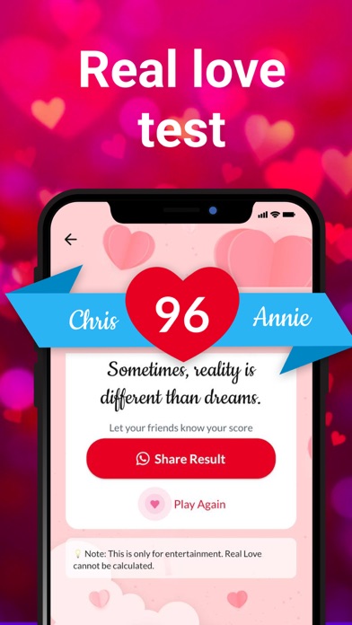 Love Tester: Real Love Test Screenshot