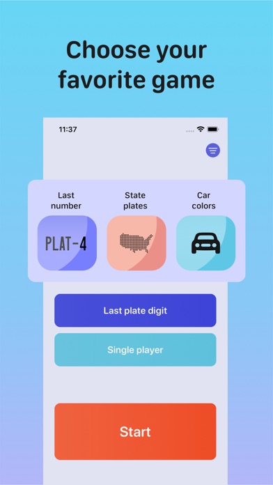 Screenshot #1 pour Platy: Fun car games